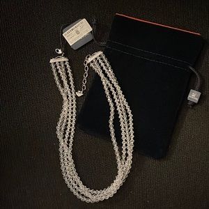 Swarovski 4 strand necklace